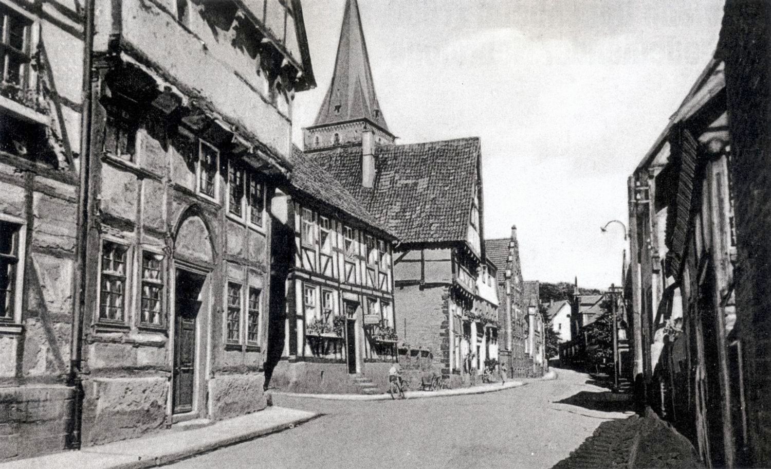 Die alte jüdische Schule in der Josef-Kohlschein-Straße