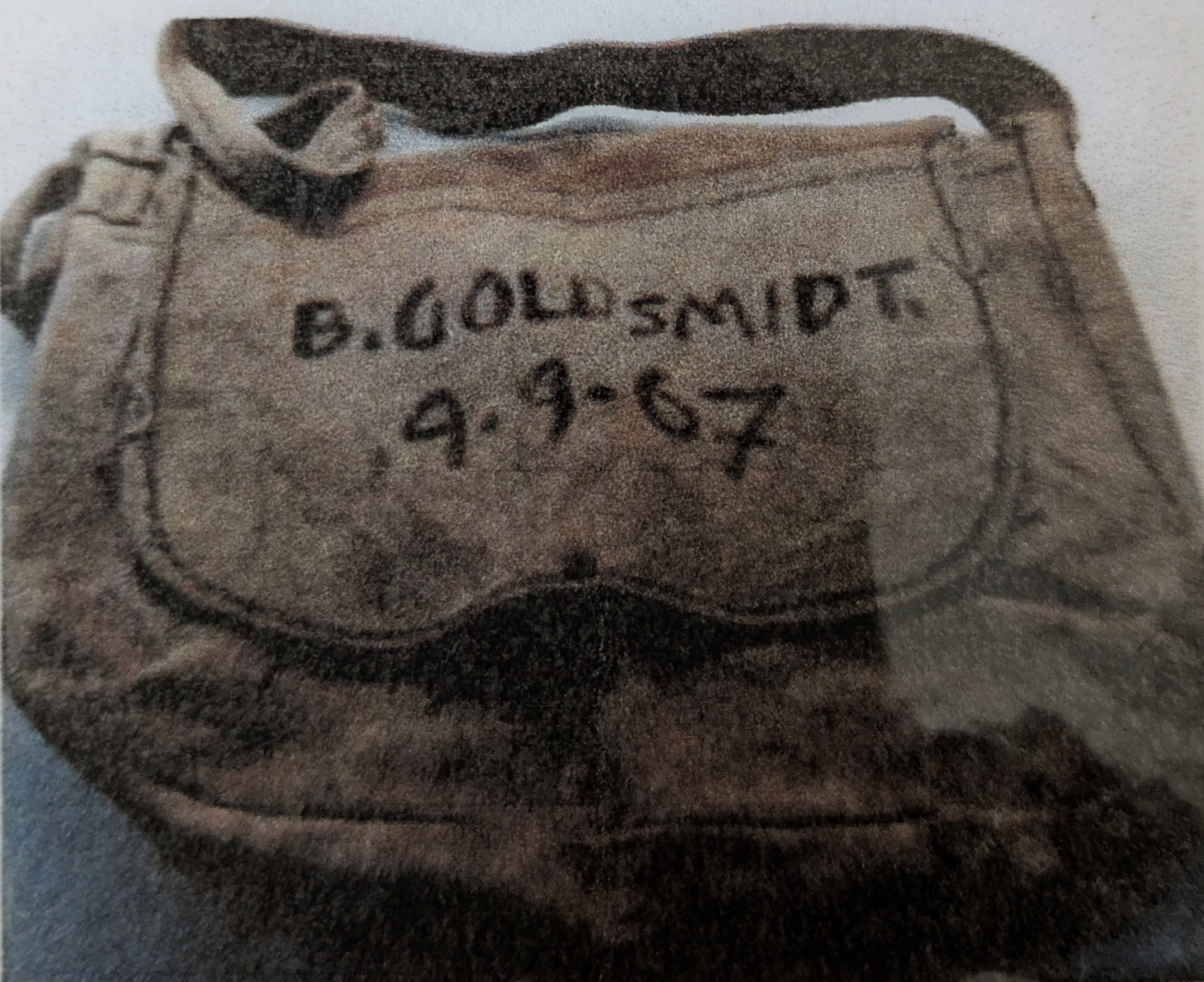 Bertha Goldschmidts Rucksack