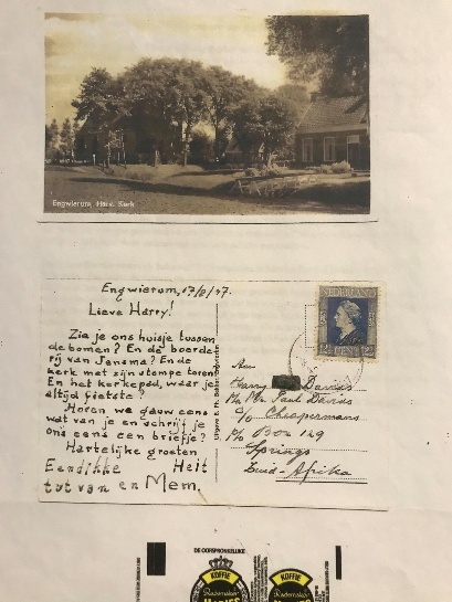 Post der holländischen Familie