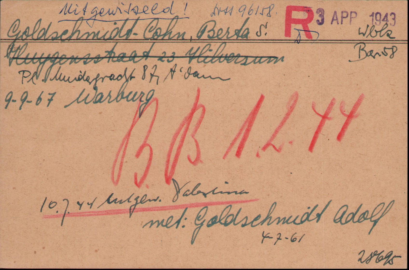 Bertha und Adolf Goldschmidt