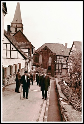 Die Synagoge nach der Renovierung 1945
